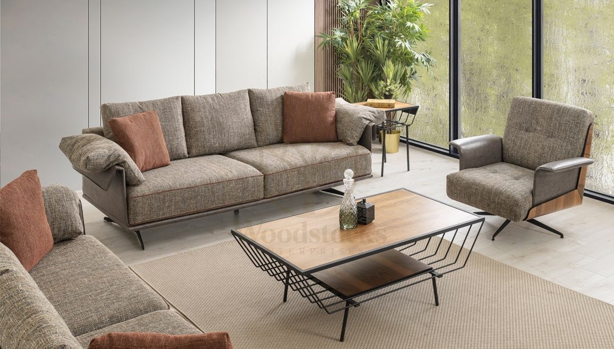 Luxury Zarek Handcrafted Teak Sofa Set, Saharanpur, view 2