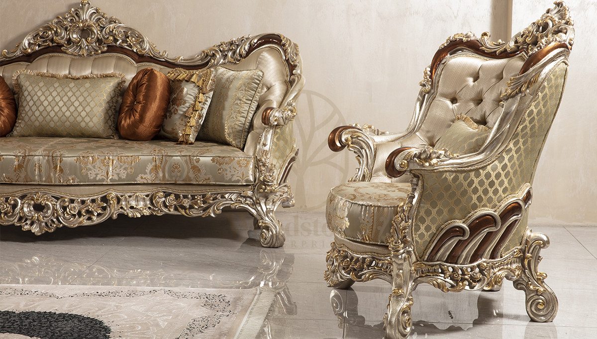 Royal Sparta Hand Carved Teak Sofa Set, Saharanpur, view 2