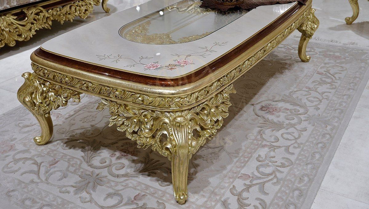 Royal Fenoras Hand Carved Teak Sofa Set, Saharanpur, view 5