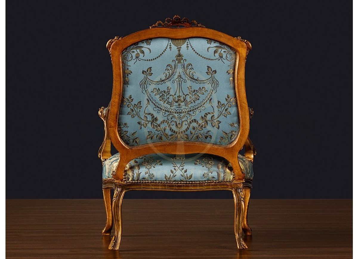 Royal Neposa Hand Carved Teak Armchair, Saharanpur, view 3