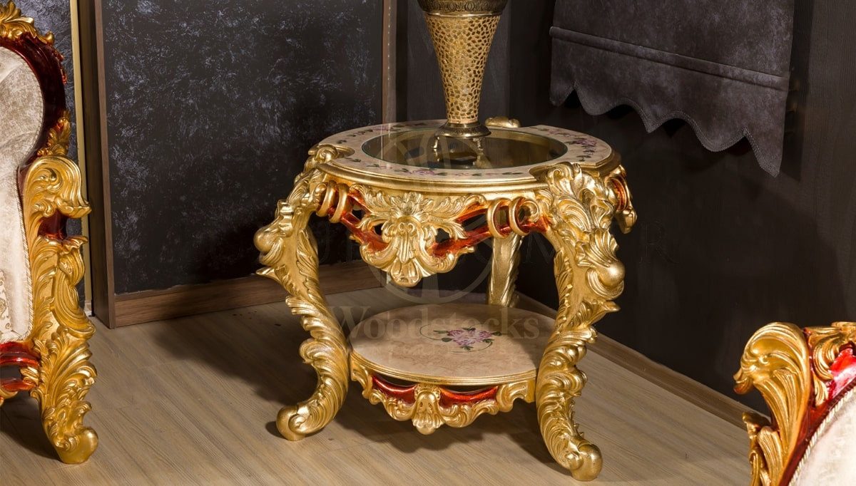 Royal Armagan Hand Carved Teak Sofa Set, Saharanpur, view 7