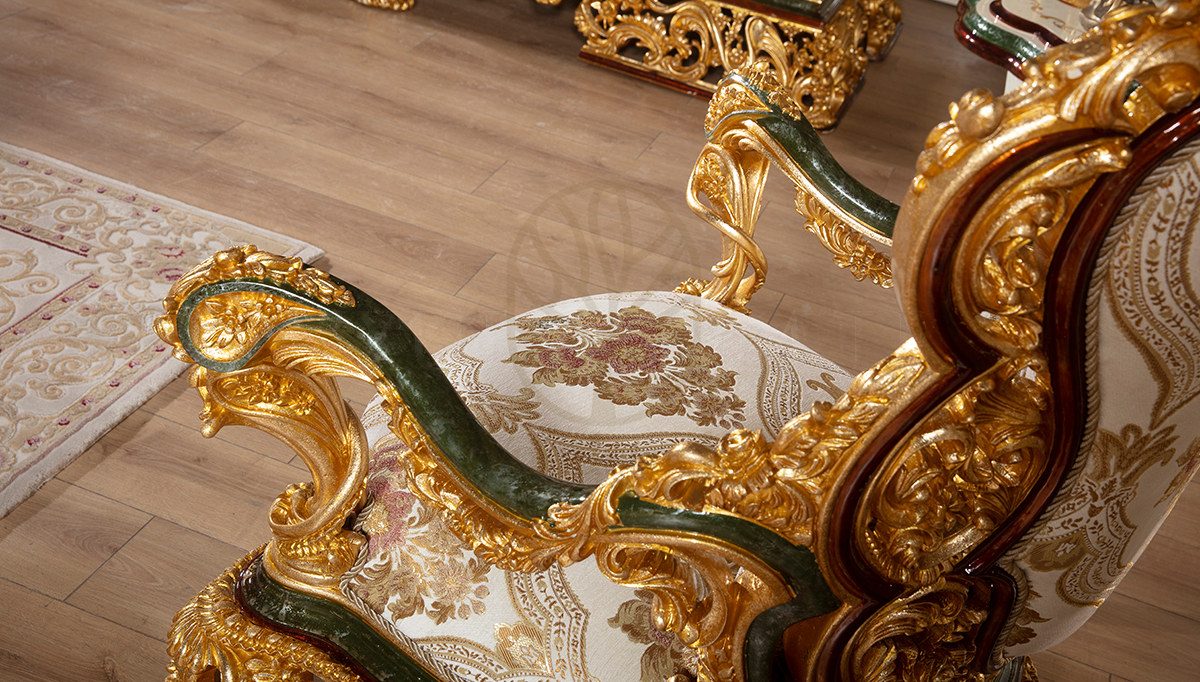 Royal Milano Hand Carved Teak Sofa Set, Saharanpur, view 5