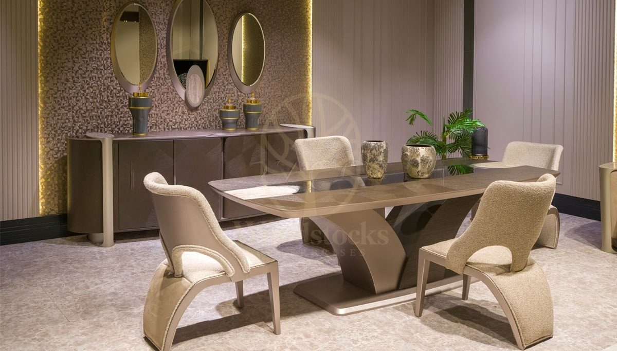 Luxury Loritas Handcrafted Teak Dining Table Set, Saharanpur, Dining Table