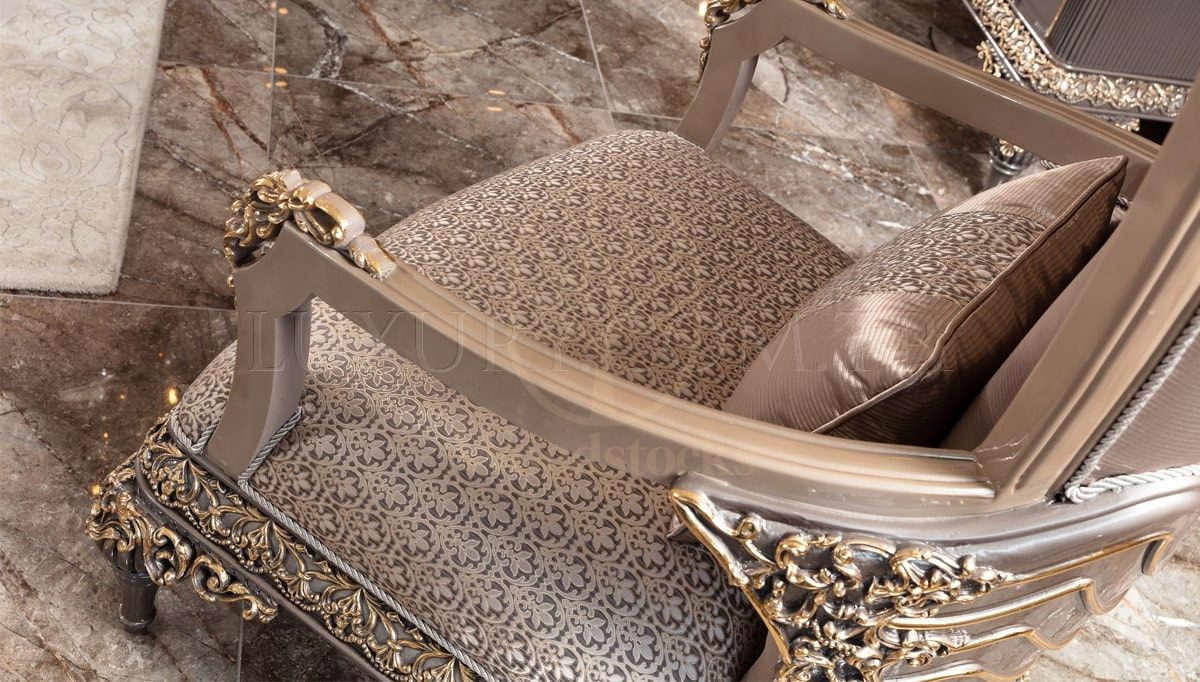 Royal Valena Hand Carved Teak Sofa Set, Saharanpur, view 9