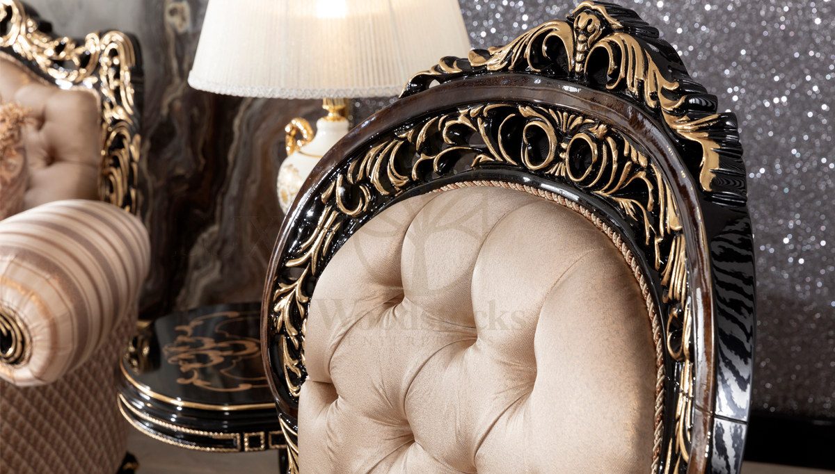 Royal Balamir Hand Carved Teak Sofa Set, Saharanpur, view 5