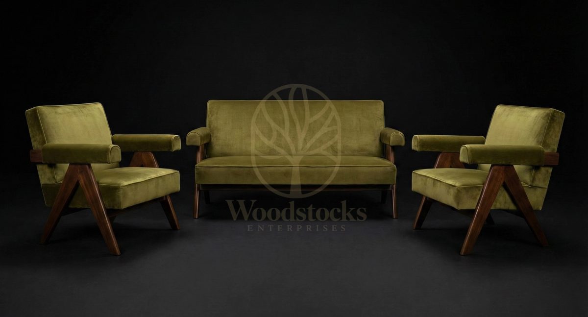 Luxury Teak Chandigarh Moderne Salon Set, Saharanpur, view 2