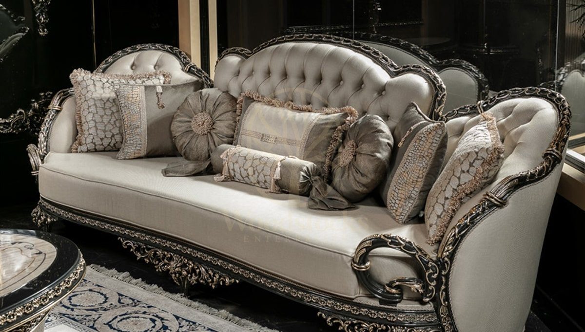 Royal Hazine Hand Carved Teak Sofa Set, Saharanpur, view 4