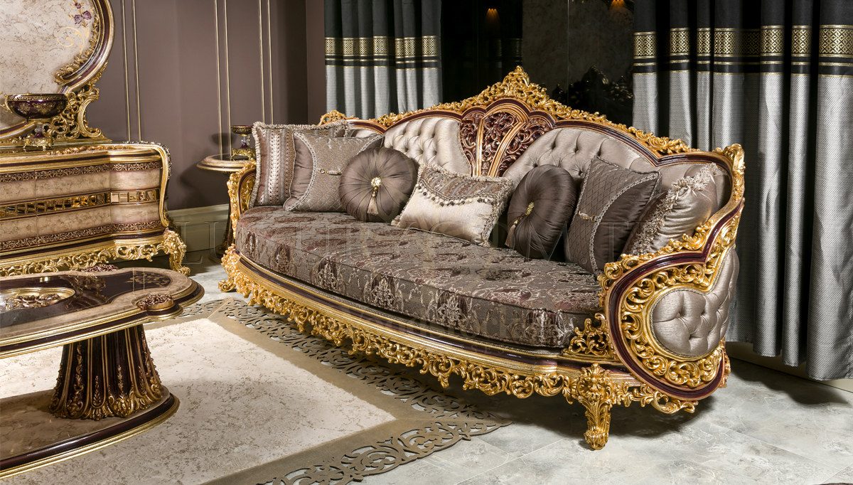 Royal Majeste Hand Carved Teak Sofa Set, Saharanpur, view 2