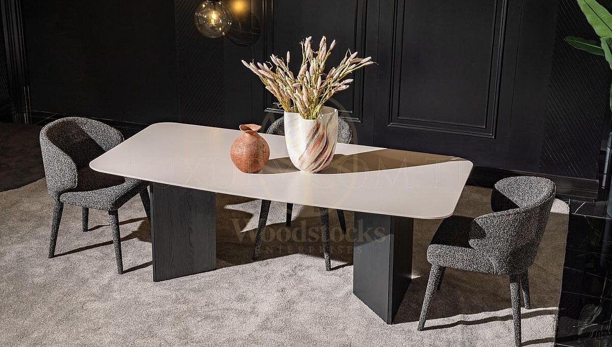 Luxury Macro Handcrafted Teak Dining Table Set, Saharanpur, view 4
