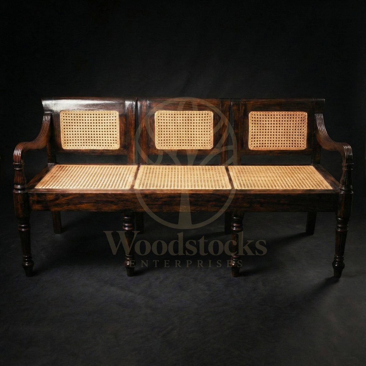 Luxury Teak Duncan Colonial Hall Bench, Saharanpur, Diwan Couch