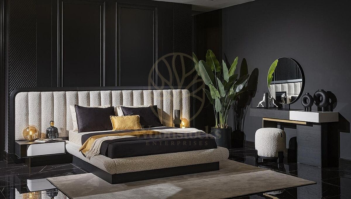 Luxury Marbella Handcrafted Teak King Size Bed, Saharanpur, King Size Bed