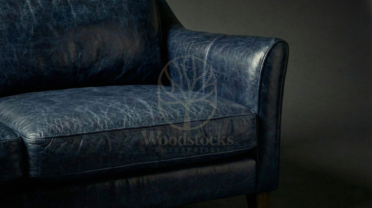 Luxury Teak Burlington House Leather Sofa, Saharanpur, view 3