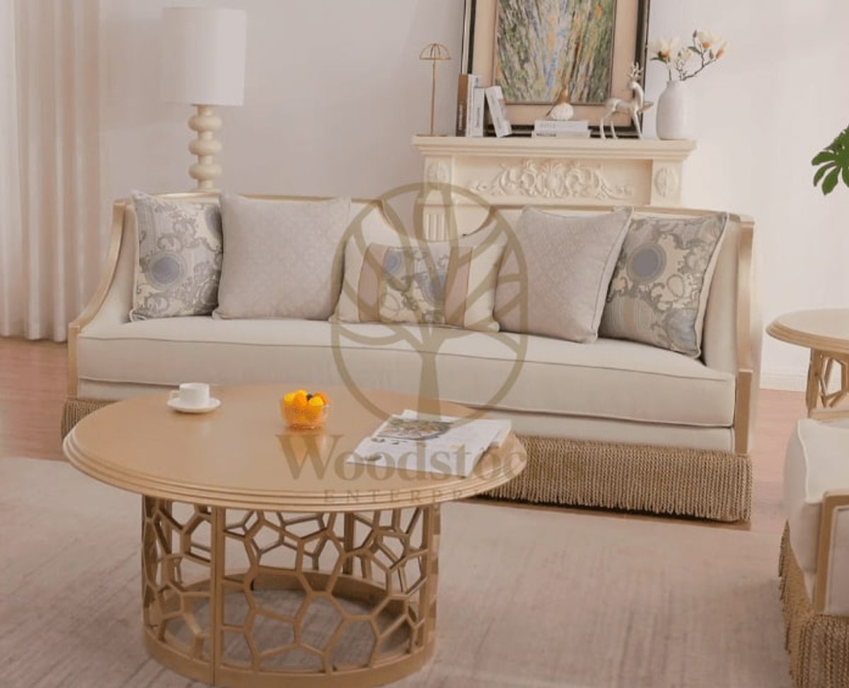 Teak Sleek Sofa Set, view 3