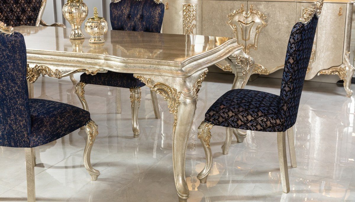Royal Beyzade Hand Carved Teak Dining Table Set, Saharanpur, view 7