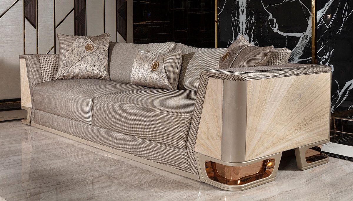 Luxury Latina Handcrafted Teak Sofa Set, Saharanpur, view 6
