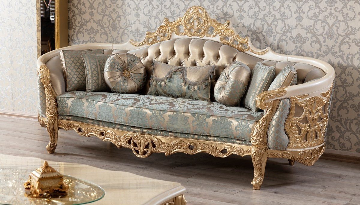 Royal Osmanli Hand Carved Teak Sofa Set, Saharanpur, view 3