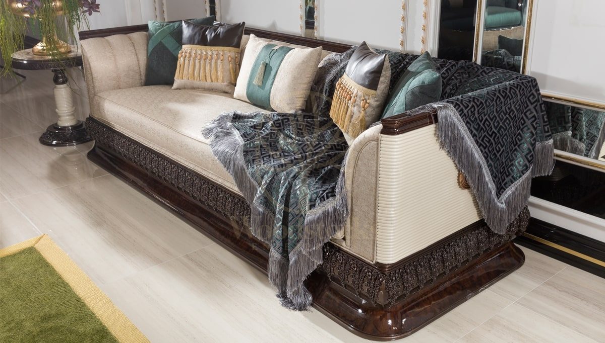 Royal Pataya Hand Carved Teak Sofa Set, Saharanpur, view 6