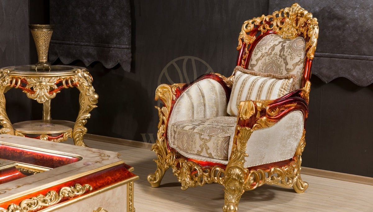 Royal Armagan Hand Carved Teak Sofa Set, Saharanpur, view 4