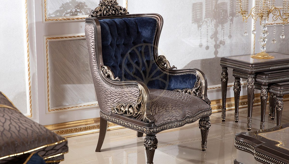 Royal Vanesa Hand Carved Teak Sofa Set, Saharanpur, view 4