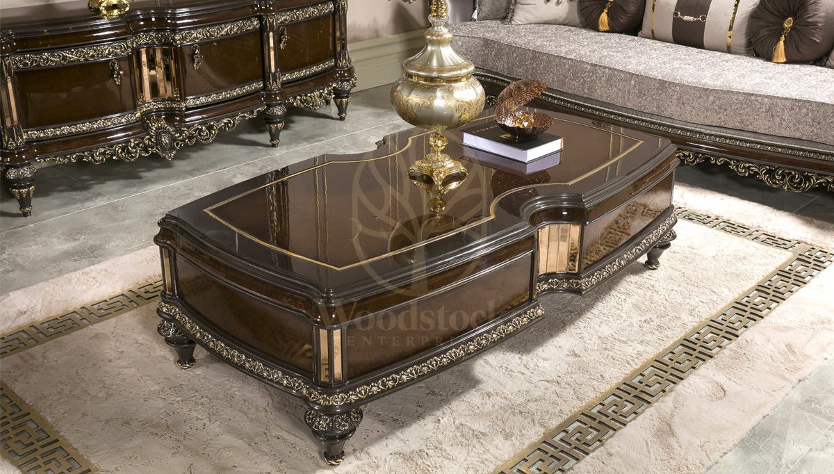 Royal Siena Hand Carved Teak Sofa Set, Saharanpur, view 4