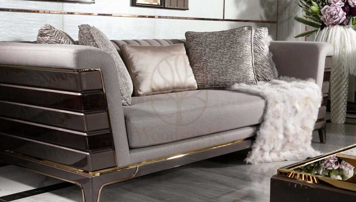 Luxury Aurenza Handcrafted Teak Sofa Set, Saharanpur, view 3