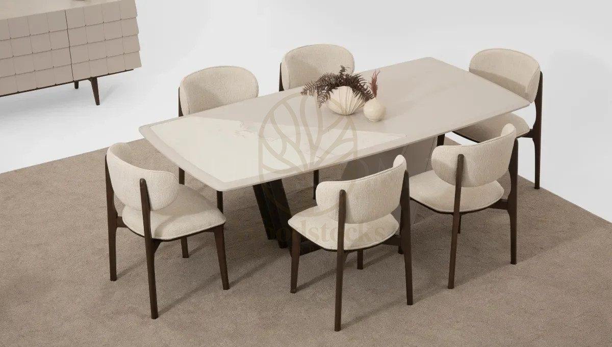 Luxury Veramo Handcrafted Teak Dining Table Set, Saharanpur, view 4
