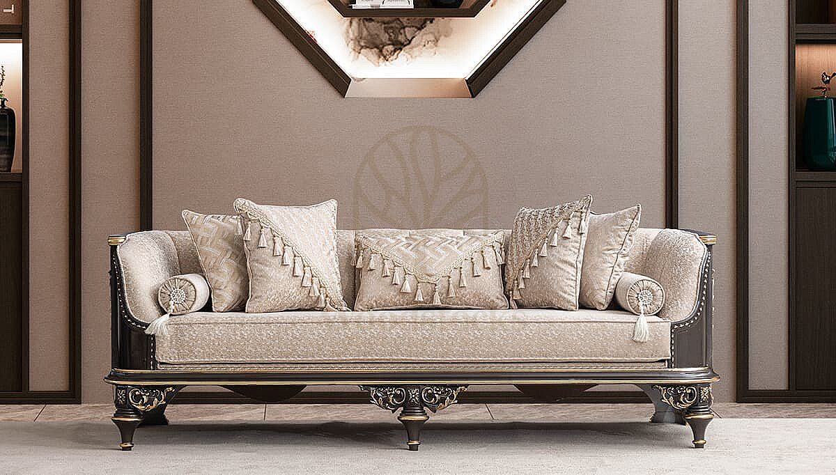 Luxury Bravena Handcrafted Teak Sofa Set, Saharanpur, view 3