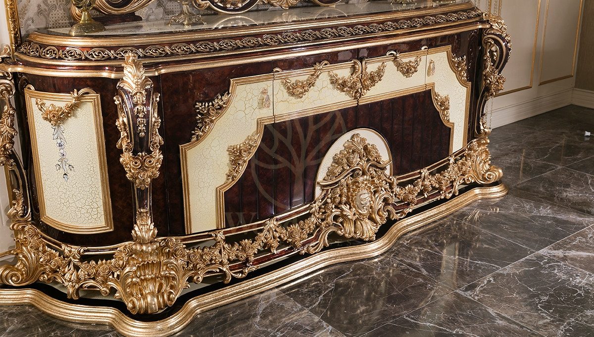 Royal Aspendos Hand Carved Teak TV Cabinet, Saharanpur, view 5