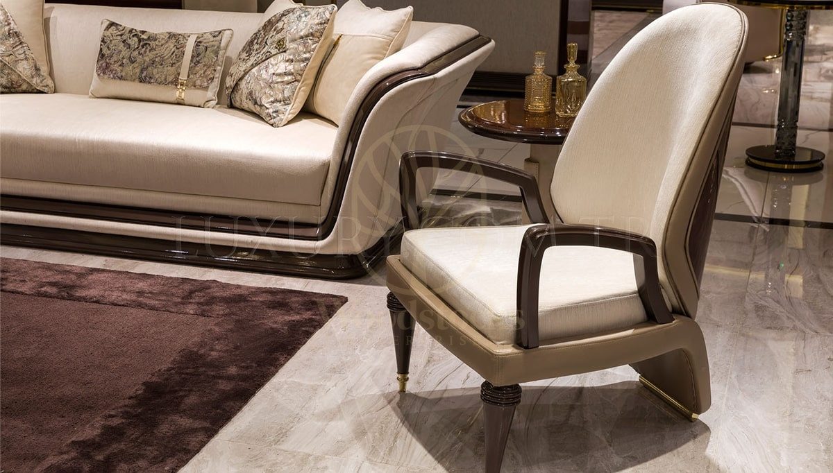 Luxury Dakota Handcrafted Teak Sofa Set, Saharanpur, view 5