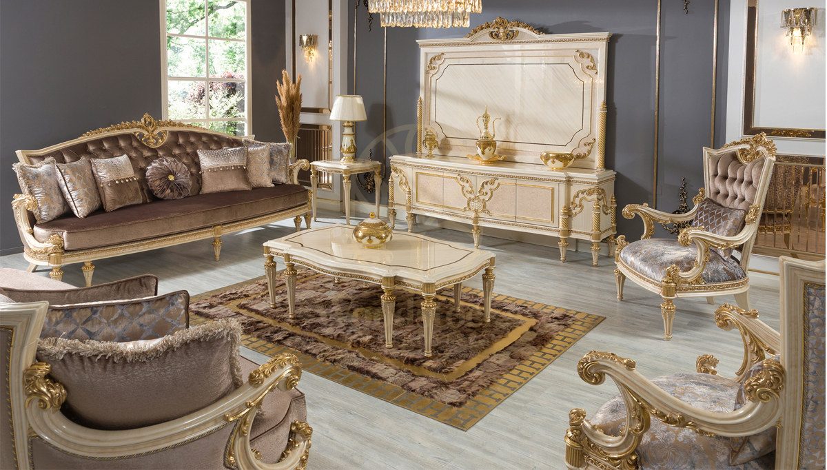 Royal Valente Hand Carved Teak Sofa Set, Saharanpur, Sofa Set
