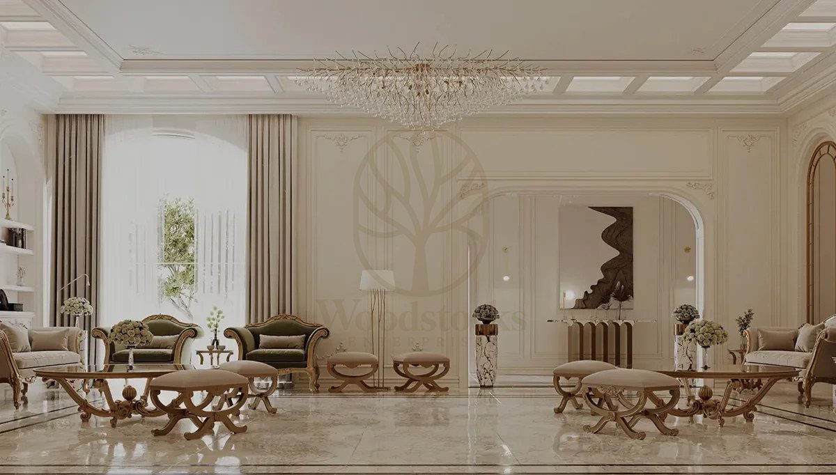 Royal Bahrain Majlis Hand Carved Teak Sofa Set, Saharanpur, view 3