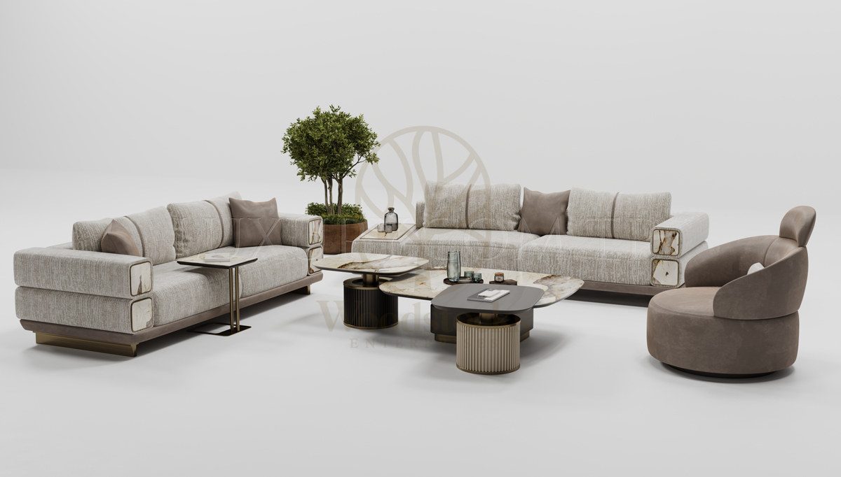 Luxury Luma Handcrafted Teak Sofa Set, Saharanpur, view 6