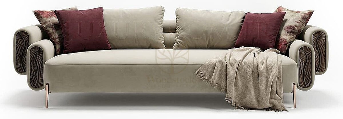 Luxury Narin Handcrafted Teak Sofa Set, Saharanpur, view 4