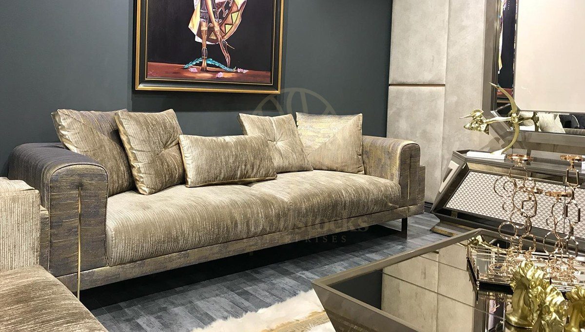 Luxury Modera Handcrafted Teak Sofa Set, Saharanpur, view 5