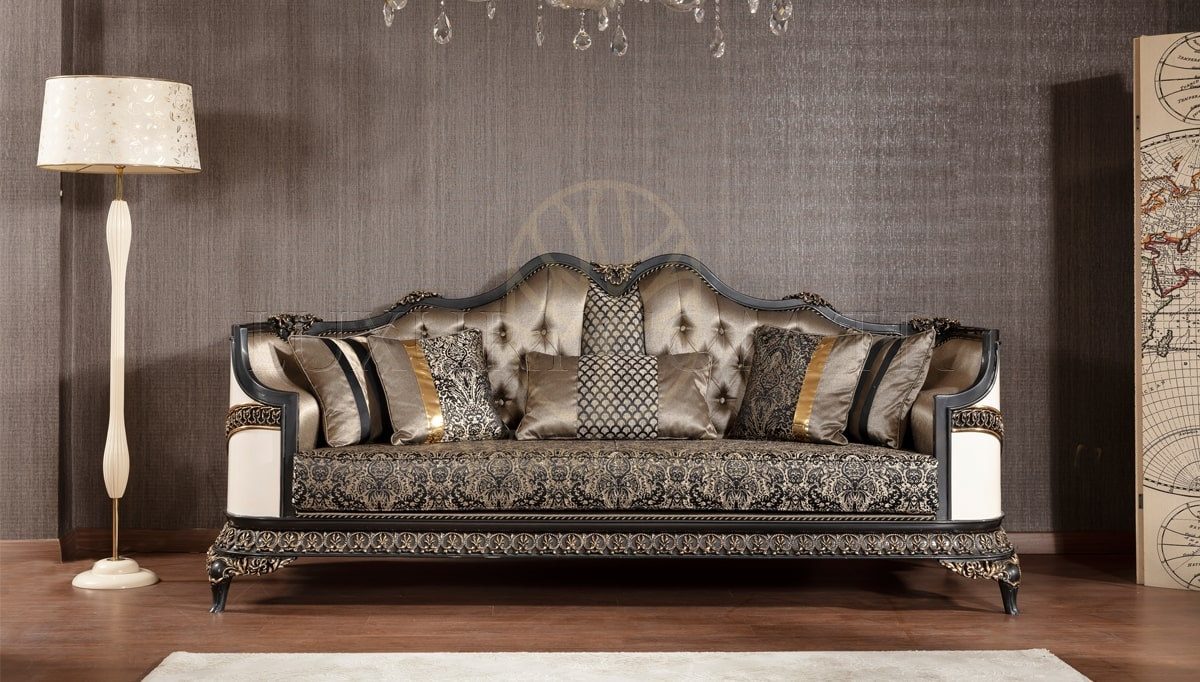 Royal Resso Hand Carved Teak Sofa Set, Saharanpur, view 2