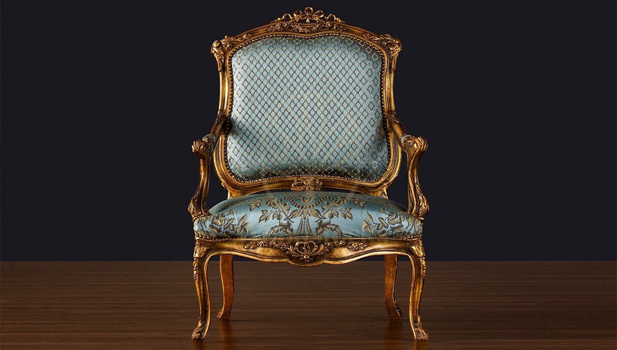 Royal Neposa Hand Carved Teak Armchair, Saharanpur, view 2