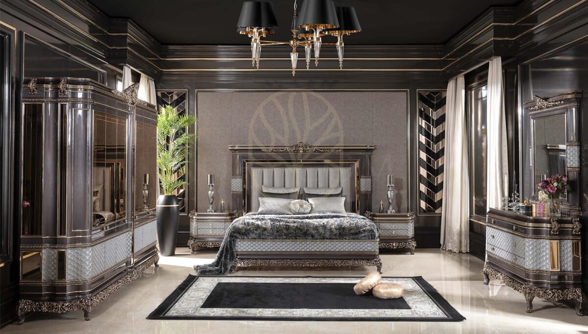 Royal Bergama Chesterfield Hand Carved Teak King Size Bed, Saharanpur, King Size Bed