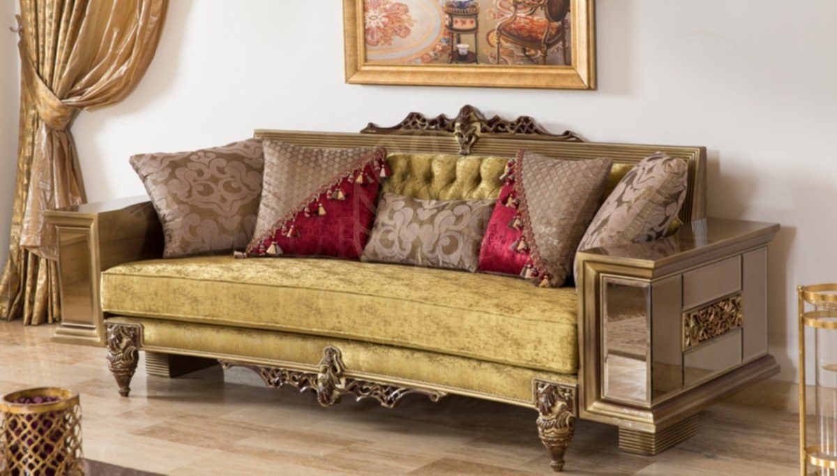 Royal Lopes Hand Carved Teak Sofa Set, Saharanpur, view 4