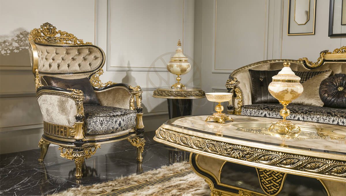 Royal Anemon Hand Carved Teak Sofa Set, Saharanpur, view 9