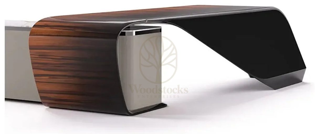 Luxury Altana Handcrafted Teak Office Table, Saharanpur, Office & Study Table