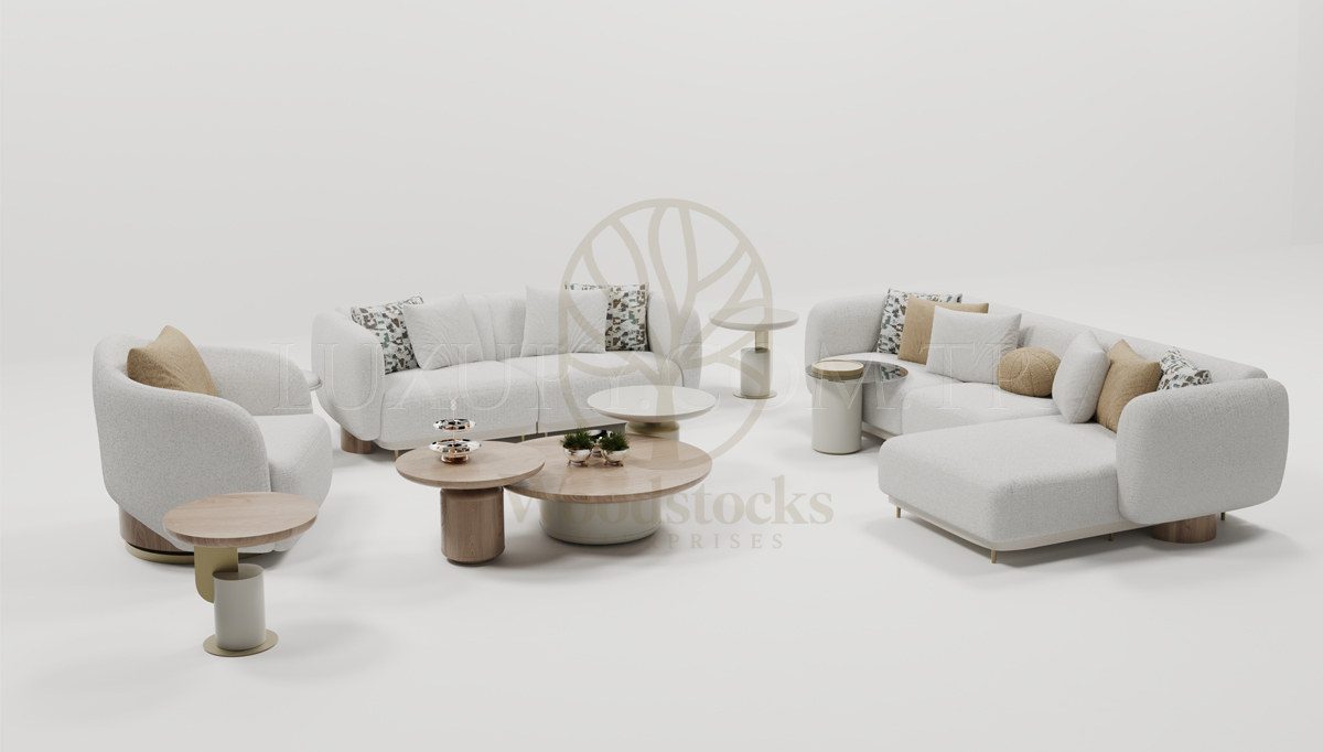 Luxury Aura Handcrafted Teak Sofa Set, Saharanpur, view 5