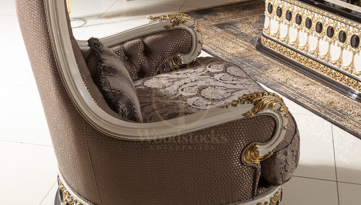 Royal Palmera Hand Carved Teak Sofa Set, Saharanpur, view 7