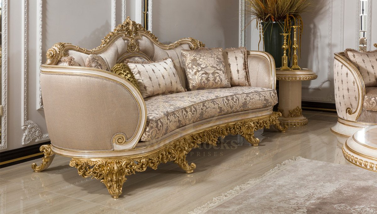 Royal Neova Hand Carved Teak Sofa Set, Saharanpur, view 4