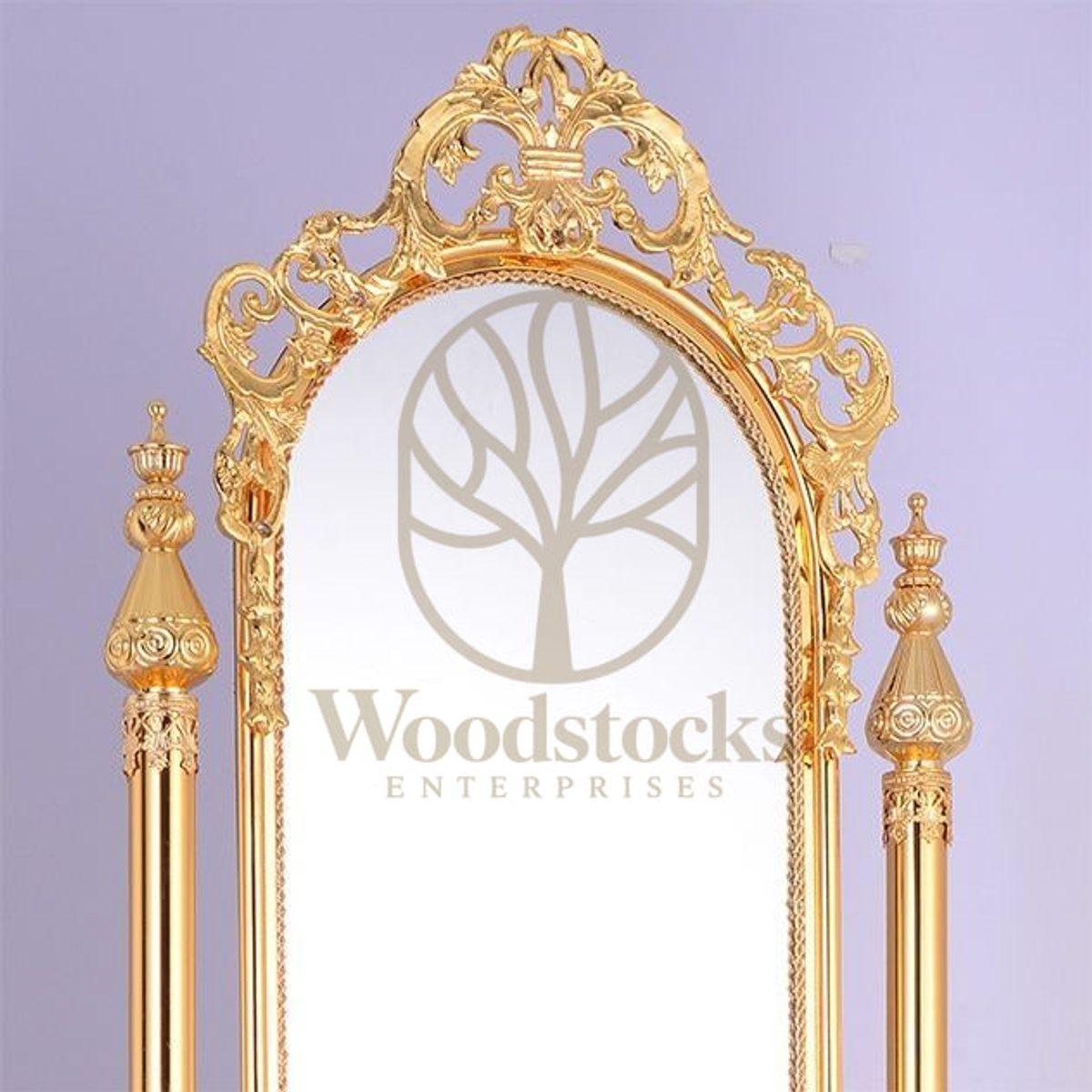 Teak Royal Decorative Mirror III, view 3