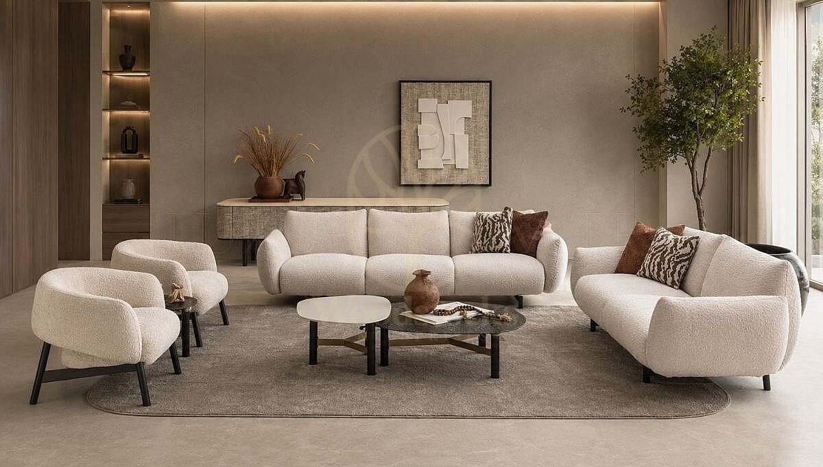 Luxury Portova Handcrafted Teak Sofa Set, Saharanpur, Sofa Set