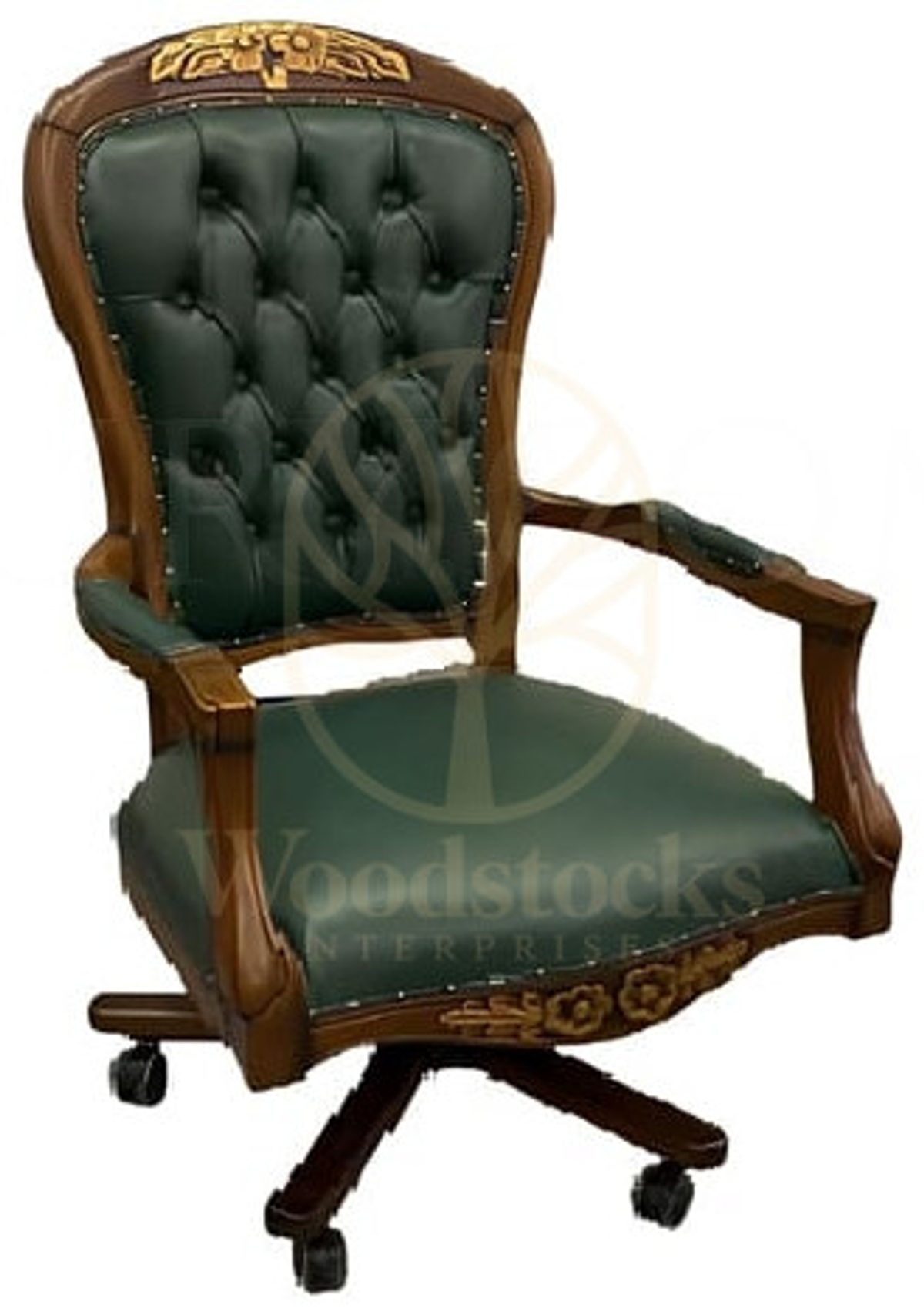 Royal Budva Hand Carved Teak Office Table, Saharanpur, view 6