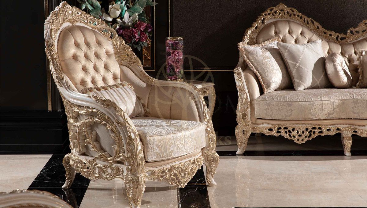Royal Avola Hand Carved Teak Sofa Set, Saharanpur, view 3