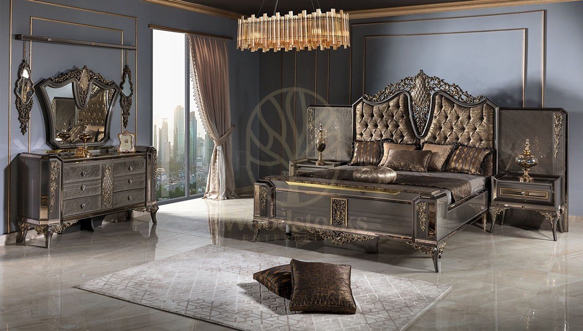 Royal Rabesa Hand Carved Teak King Size Bed, Saharanpur, King Size Bed