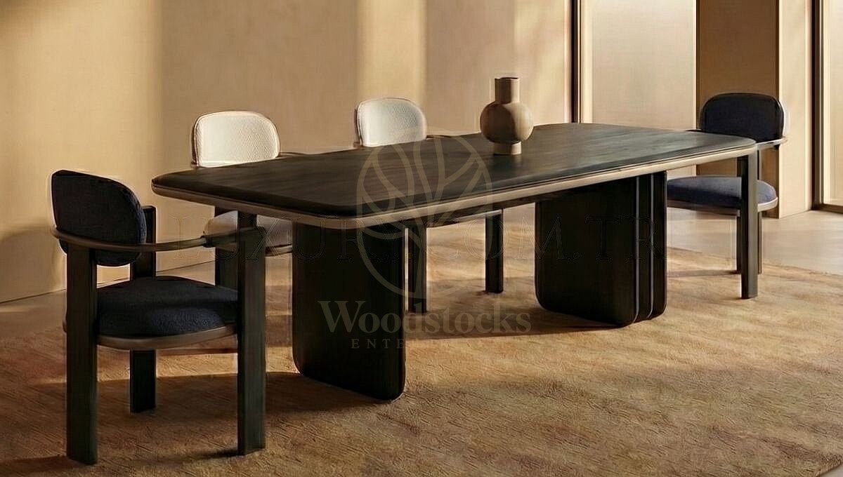 Luxury Onic Handcrafted Teak Dining Table Set, Saharanpur, view 4