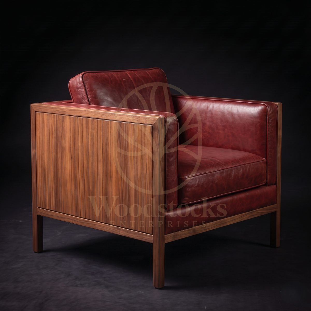 Luxury Teak Øresund Mid Century Oxblood Leather Suite, Saharanpur, view 6